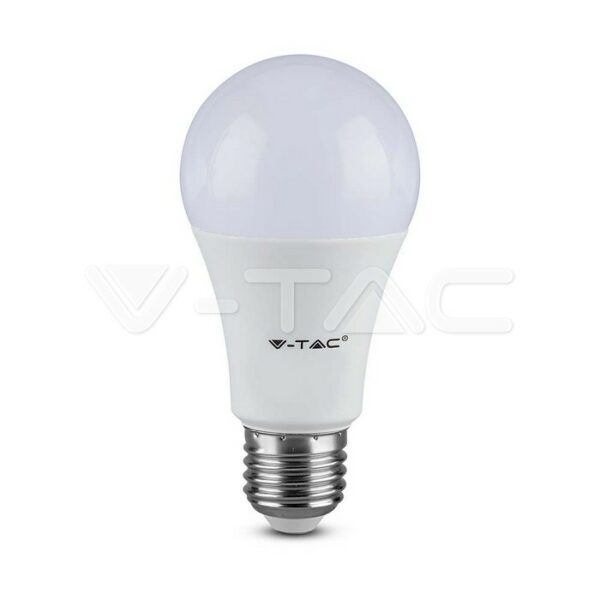 V-Tac VT-2099 Lampadina LED E27 8.5W Bulb A60 Goccia SMD - SKU  217261 - Colore : Bianco Naturale