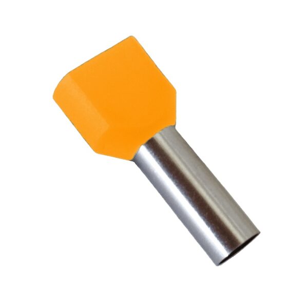 TERMINALE ARANCIONE ISOLATO TE4010 2x4.0 mm²