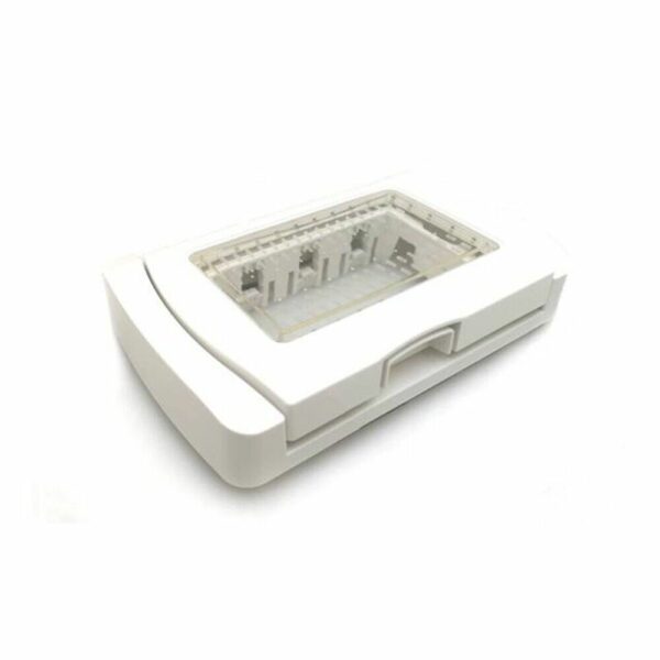 Placca Idrobox IP55 T1-Art S8003B 3P Bianco Compatibile con serie Living International/Light