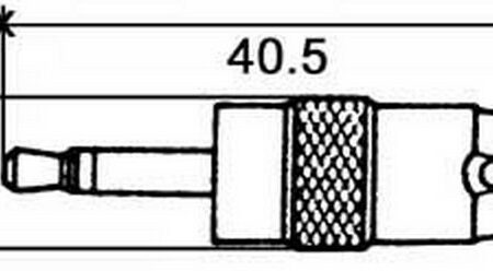 ADATTATORE Adattatore da femmina BNC a spina Jack 3,5 mm