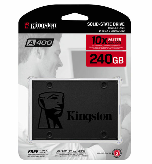 Kingston Technology A400 2.5" 240 GB Serial ATA III TLC